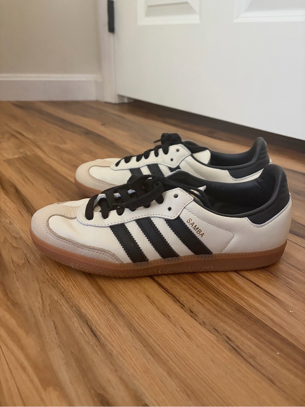 Adidas Samba OG Cream Black Gum Sneakers – Women’s Size 9